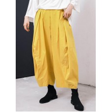 2019 summr yellow women red cotton harem pants